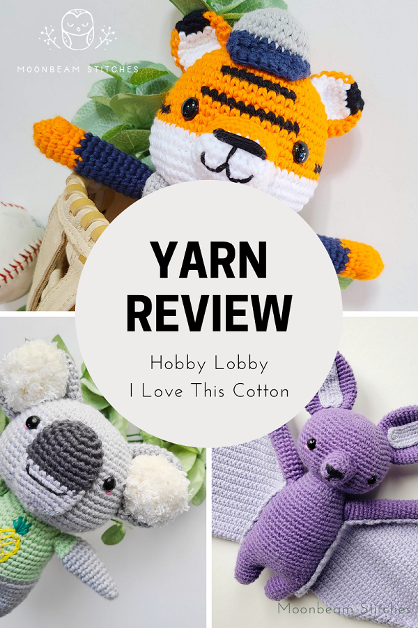 Yarn Review: Hobby Lobby I Love This Cotton - Moonbeam Stitches